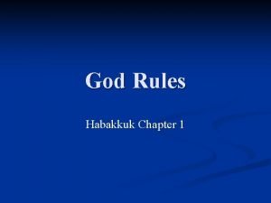 No gods rule chapter 1