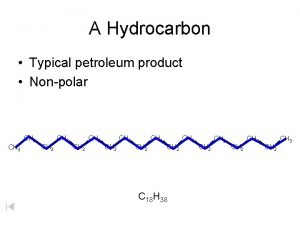 Is oil polar or nonpolar