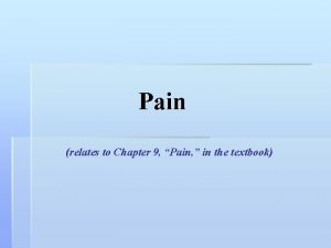 Pqrst pain assessment