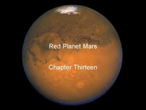 Red Planet Mars Chapter Thirteen Guiding Questions 1