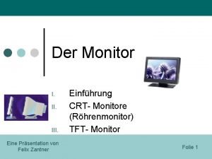 Crt monitor aufbau