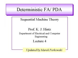 Pda vs fa