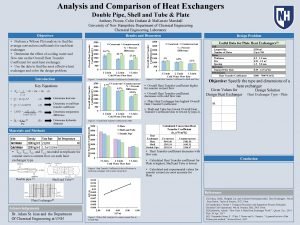 Analysis and Comparison of Heat Exchangers Double Pipe