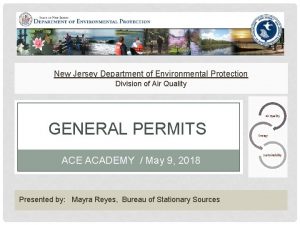 New Jersey Department of Environmental Protection Division of