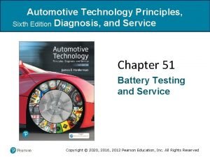 Chapter 51 battery testing and service