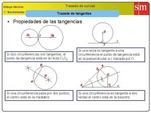 Dibujo tcnico 1 Bachillerato Trazado de curvas Trazado