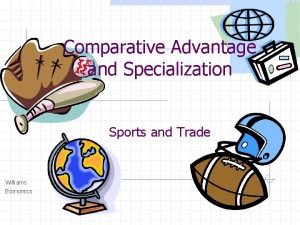 Specialization economics