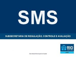 SMS GUIA DE ARGUMENTOS DE VENDAS SUBSECRETARIA DE