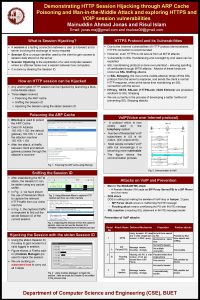 Demonstrating HTTP Session Hijacking through ARP Cache Poisoning