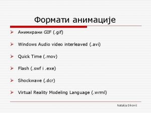 GIF gif Windows Audio video interleaved avi Quick
