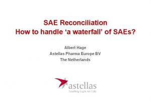Sae reconciliation process clinical data management