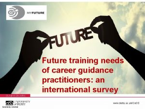 Career guidance training