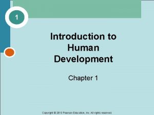 Human development introduction