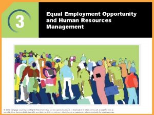 Equal Employment Opportunity and Human Resources Management The