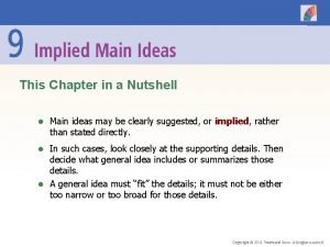 Townsend press chapter 4 implied main ideas