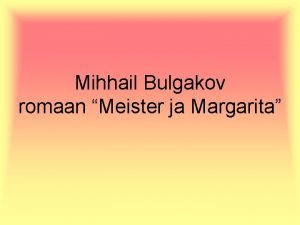 Mihhail bulgakov