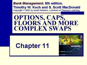 Bank Management Management 5 th edition Timothy W