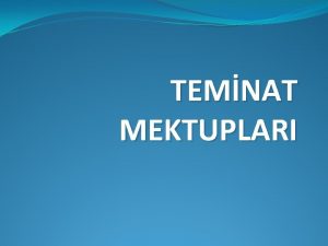 Kontrgaranti nedir