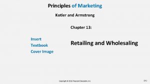 Principles of marketing chapter 13