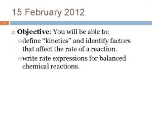 How to write reaction rate