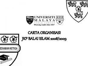 CARTA ORGANISASI JKP BALAI ISLAM 20082009 PENAUNG PROFESOR