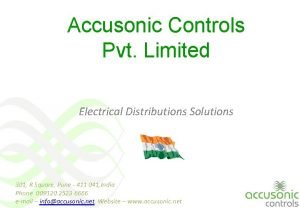 Accusonic controls pvt ltd