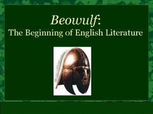 Caesura in beowulf
