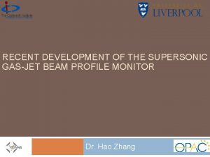 RECENT DEVELOPMENT OF THE SUPERSONIC GASJET BEAM PROFILE