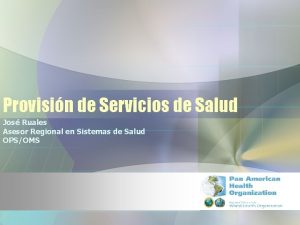 Servicios de salud