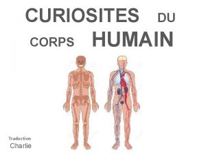 CURIOSITES CORPS HUMAIN Diaporama PPS ralis pour http