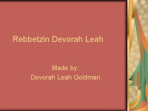 Devorah leah