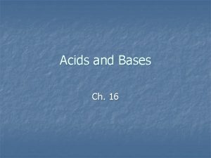 Kocl acid or base