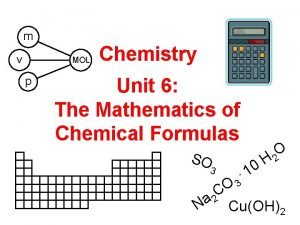 Chemistry unit 6