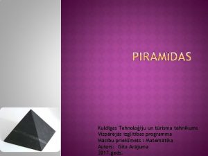 Piramīdas diagonālšķēlumu