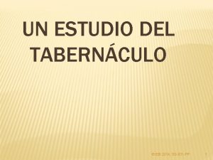 Tabernculo