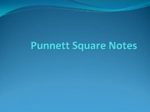 Punnett square