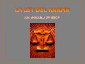 La ley del karma