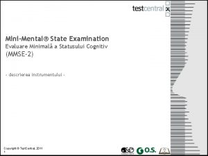 Mmse test central