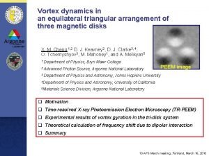 Vortex dynamics in an equilateral triangular arrangement of