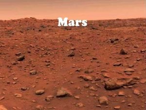 Mars Mars je etvrta planeta Sunevog sistema koja