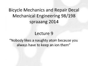 Bicycle Mechanics and Repair Decal Mechanical Engineering 98198