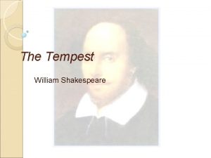 The Tempest William Shakespeare tempest tmpstn A violent