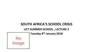 Uct summer school