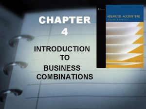 Chapter 4 business combination
