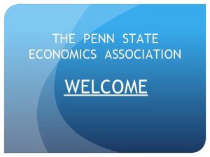 Penn state economics association