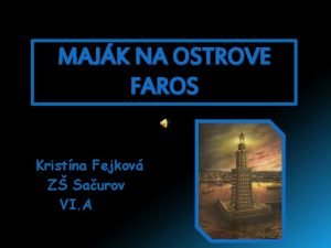 Ostrov faros