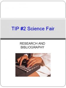 Bibliography science fair example