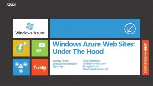 Windows Azure Web Sites Under The Hood What