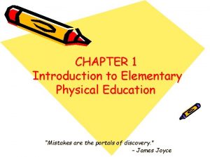 A physical education chapter 1