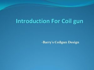 Coilgun speed